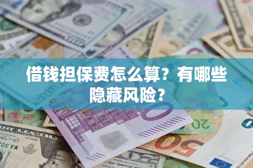 武汉借钱担保费怎么算？有哪些隐藏风险？