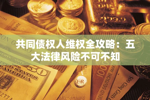 武汉共同债权人维权全攻略：五大法律风险不可不知