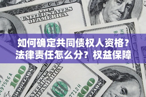 武汉如何确定共同债权人资格？法律责任怎么分？权益保障技巧揭秘！