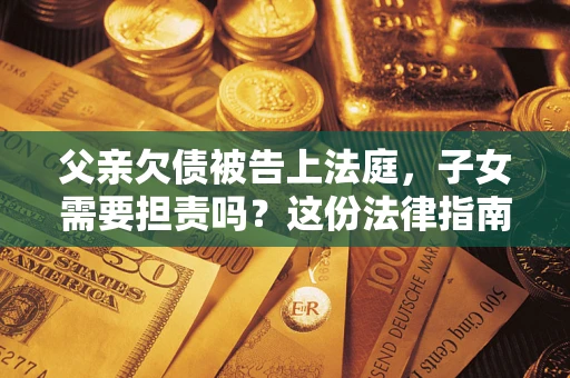 武汉父亲欠债被告上法庭，子女需要担责吗？这份法律指南必须看完