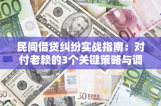 武汉民间借贷纠纷实战指南：对付老赖的3个关键策略与调解盲区解析