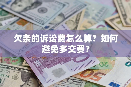 武汉欠条的诉讼费怎么算？如何避免多交费？