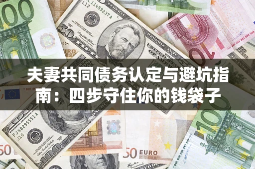 武汉夫妻共同债务认定与避坑指南：四步守住你的钱袋子