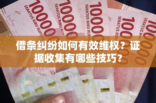 武汉借条纠纷如何有效维权？证据收集有哪些技巧？