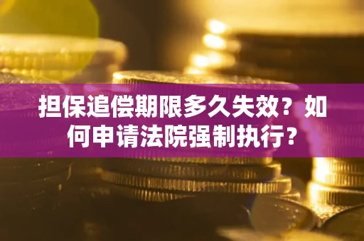 武汉担保追偿期限多久失效？如何申请法院强制执行？
