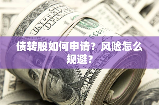 武汉债转股如何申请？风险怎么规避？