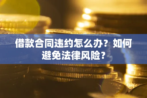 武汉借款合同违约怎么办？如何避免法律风险？