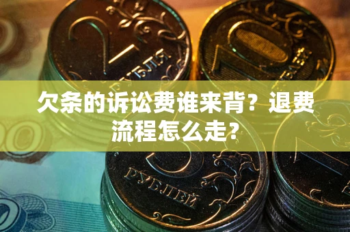 武汉欠条的诉讼费谁来背？退费流程怎么走？