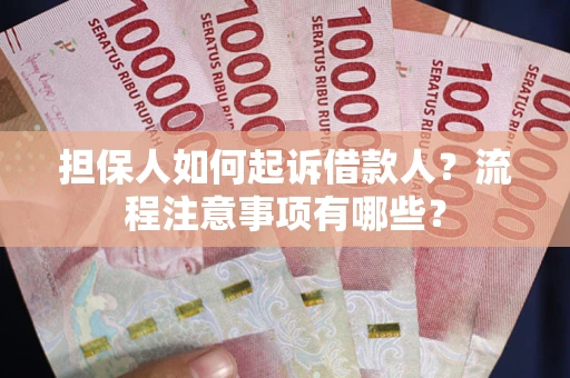武汉担保人如何起诉借款人？流程注意事项有哪些？
